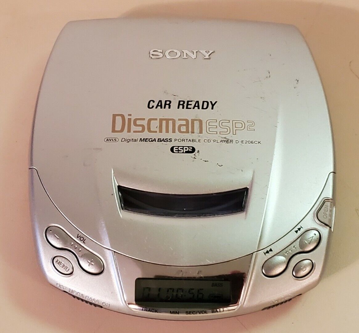 Sony CD Discman D-E206CK. Digital ESP2 MEGA BASS Portable Sony CD Discman D-E206CK. Digital ESP2 MEGA BASS Portable