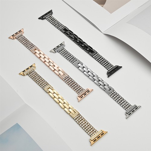 Cinturino Bling Jewelry per iWatch Apple Watch cinturino 49 mm 38 40 41 42 44 45 mm - Foto 2 di 62