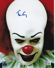 TIM CURRY signed autograph 20x25cm PENNYWISE in person autograph IT COA