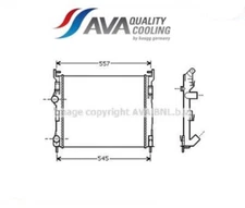 RTA2326 radiator, engine cooling (AVA)