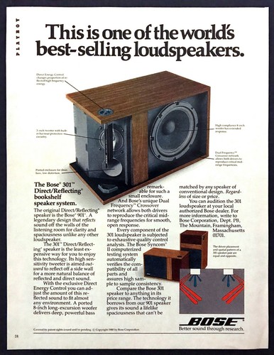 1980 Bose 301 Direct/Reflecting 
