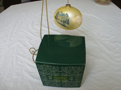 THOMAS KINKADE Painter Of Light Brushworks Collection Christmas Ornament Holiday
