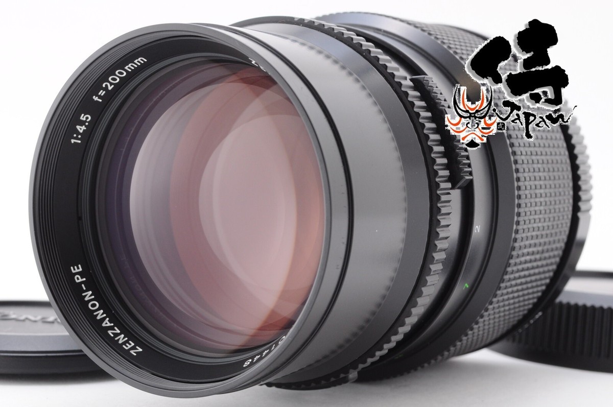 NO HAZE** ZENZA BRONICA ZENZANON PE 200MM F4.5 TELEPHOTO LENS FOR