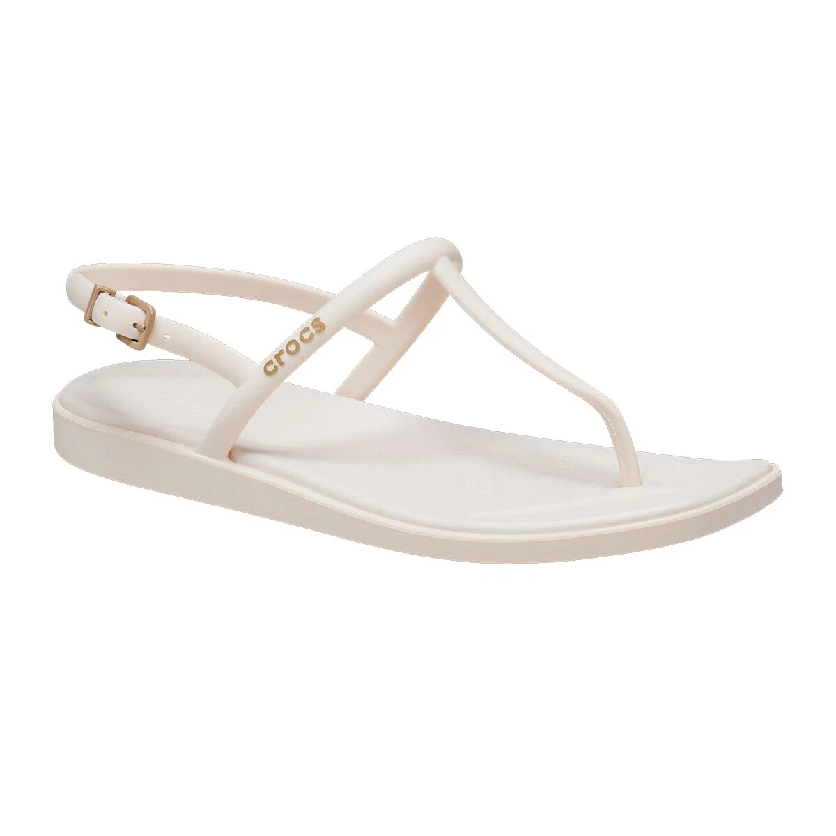 Sandalias para mujer Crocs de goma lisas superiores