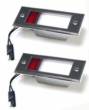 New 1965-1966 Ford Mustang Pony Interior Door Courtesy Lights Pair Right Left New 1965-1966 Ford Mustang Pony Interior Door Courtesy Lights Pair Right Left