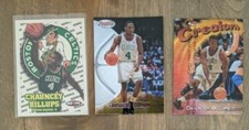 Chauncey Billups Celtics (8) RC Lot: Hoops, Bowman Best, Topps Finest, Press Pas