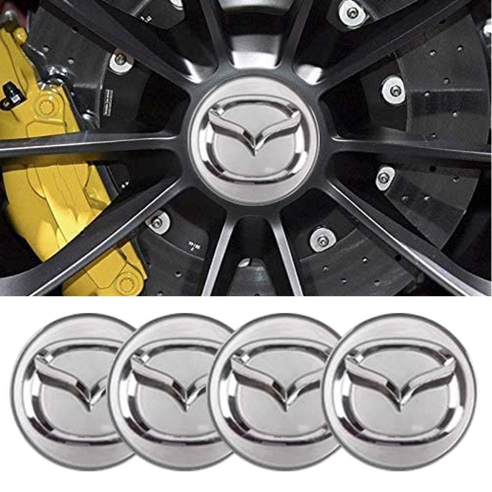 4PCS 56mm Silver Car Wheel Center Caps Hub Caps for Mazda 2 3 5 6 MX5 CX5 7 9 eBay