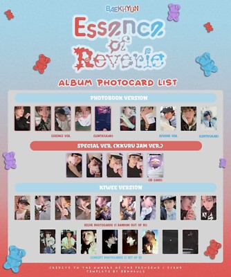 EXOベッキョンEssence of Reverie USその他 特典公式トレカ EXO - BAEKHYUN 백현 THE 5TH MINI ALBUM 