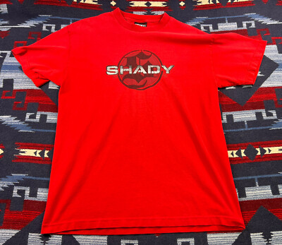 Eminem エミネム　50cent d12 obie triceTシャツ Shady LTD Tee Red Eminem Obie Trice Encore D12 Rap Tee Hip Hop