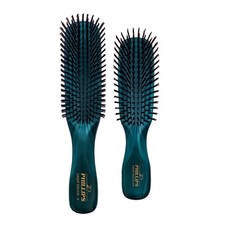 Phillips Light Touch 6 Emerald Green Hair Brush and Purse Sized Combo Pack