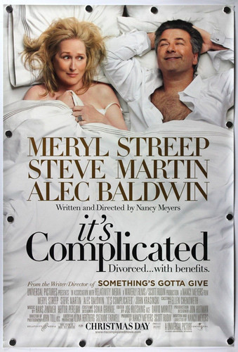 It's Complicated 2009 Double Sided Original Movie Poster 27" x 40"