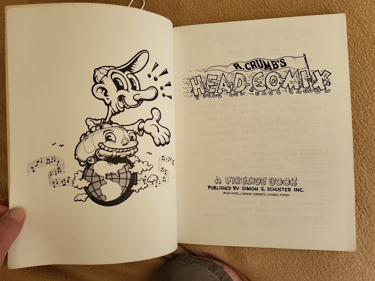 R. Crumb's Head Comix by Robert Crumb (1988, Trade Paperback) pre