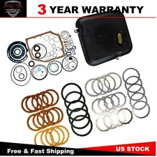 42RLE Transmission Master Rebuild KIT 2003-UP W/ Plates Filter Bushing for JEEP