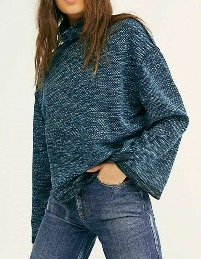 Free People Womens Oversized Turtleneck 