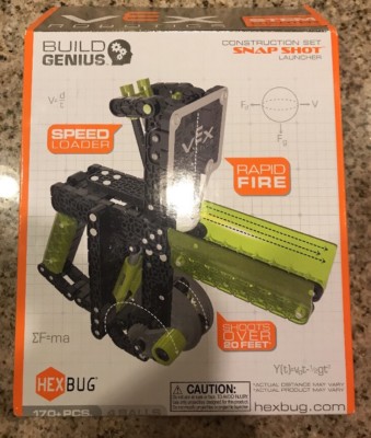 Hexbug Vex Robotics Snap Shot Launcher Construction Set2 Build Genius STEAM STEM