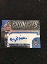 2022-23 Spectra Kenny Sky Walker Silver Prizm Catalysts Auto 76/99 Knicks