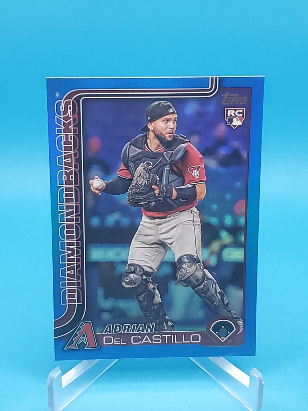 Adrian Del Castillo 2025 Topps Series 1 RC #226 Blue Rainbow Foil - 83/150