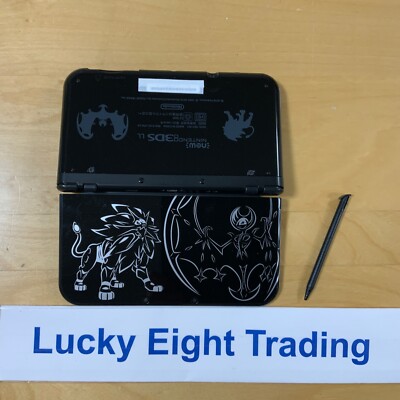 New Nintendo 3DS XL LL Pokemon Solgaleo Lunala Model Console