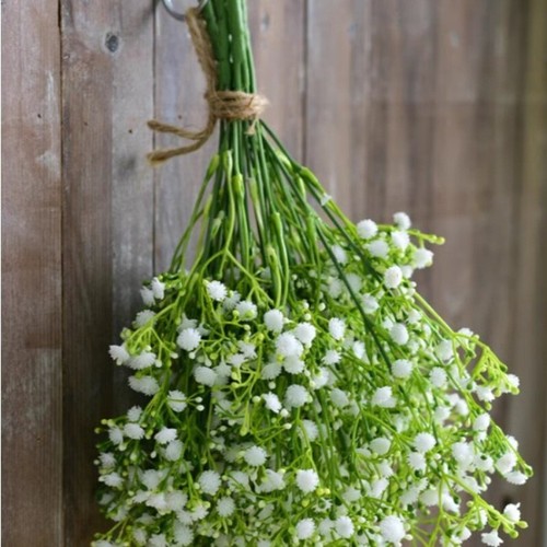 2X Simulated Gypsophila Bouquet Faux Silk Baby's Breath Flower Dining Table Prop - Picture 7 of 11