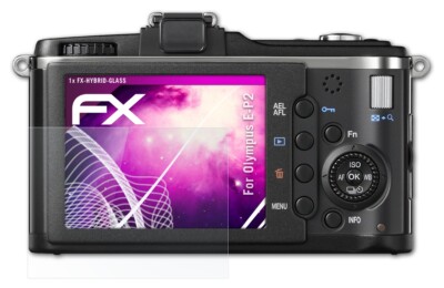 atFoliX Film de protection en verre plastique compatible avec Olympus E