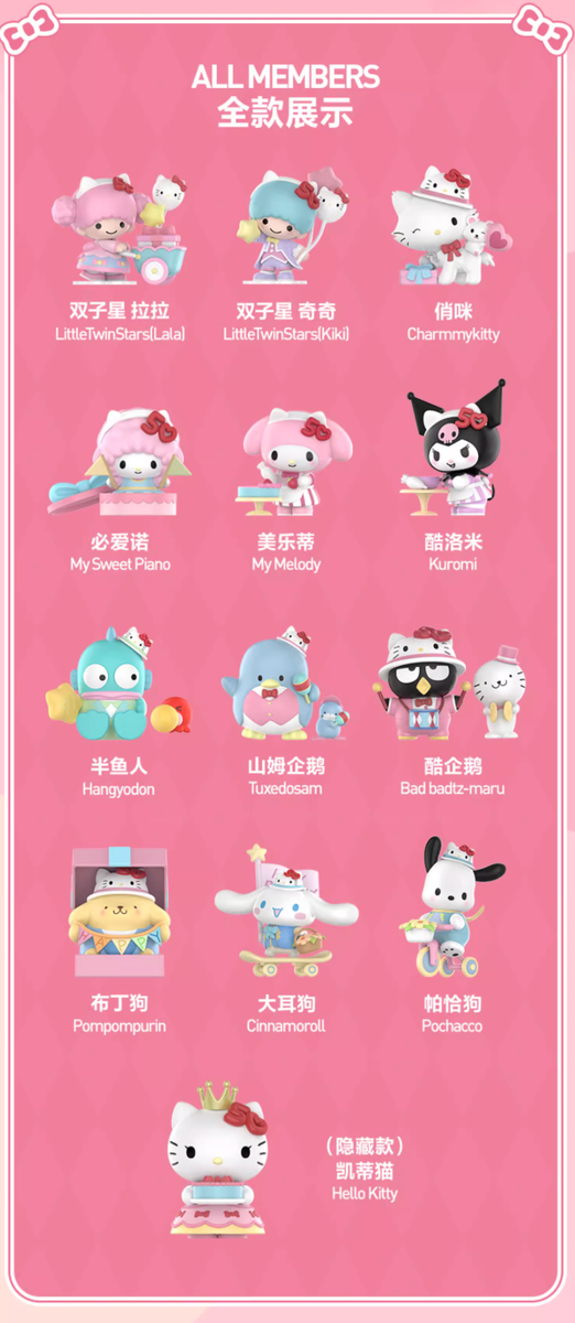 💡Pop Mart x Sanrio Characters Hello Kitty 50th Anniversary One