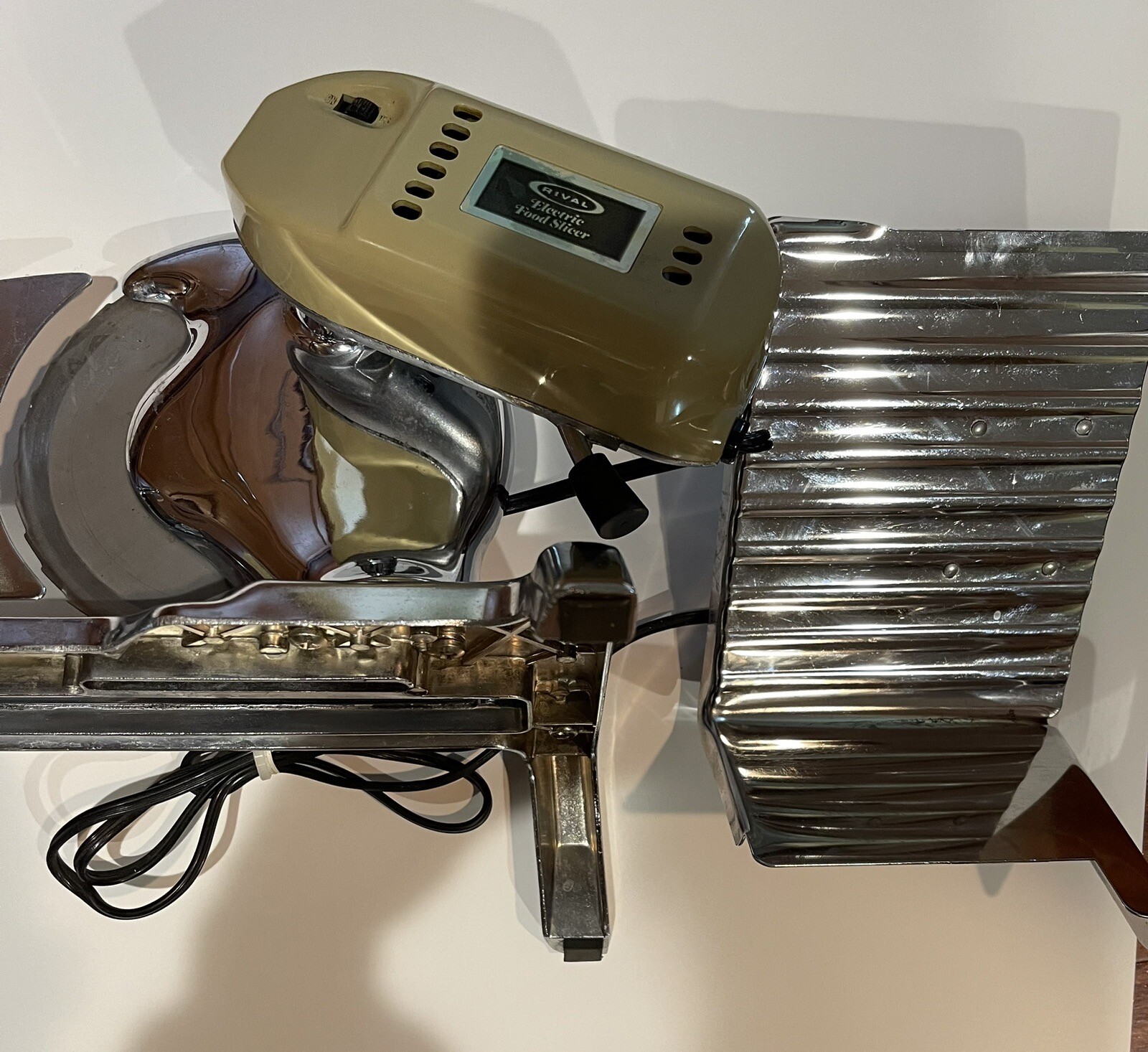 Vintage Rival Electric Meat Deli Food Slicer Model 65301 1101E/3 B5 eBay