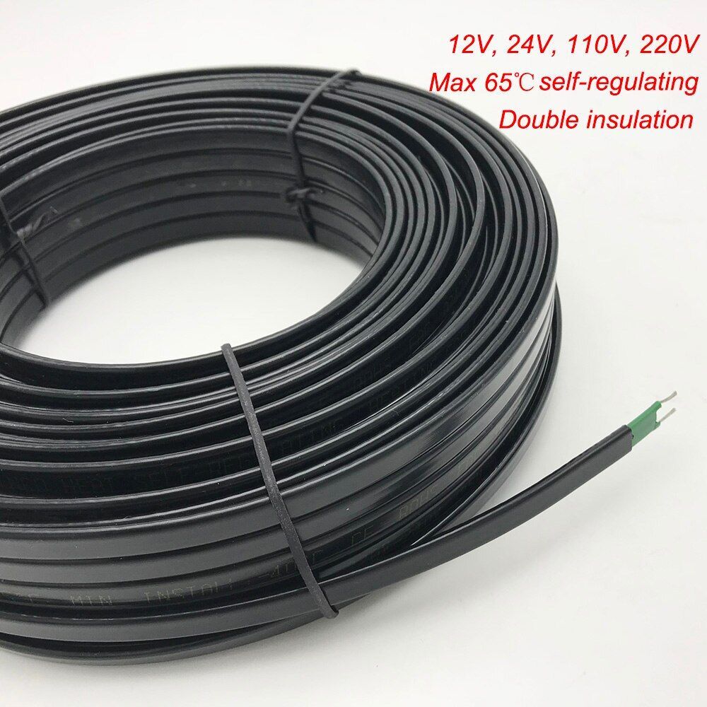 Water Pipe Heating Cable Anti-Freeze Frost Protection Roof Electric Heater  Wire | eBay