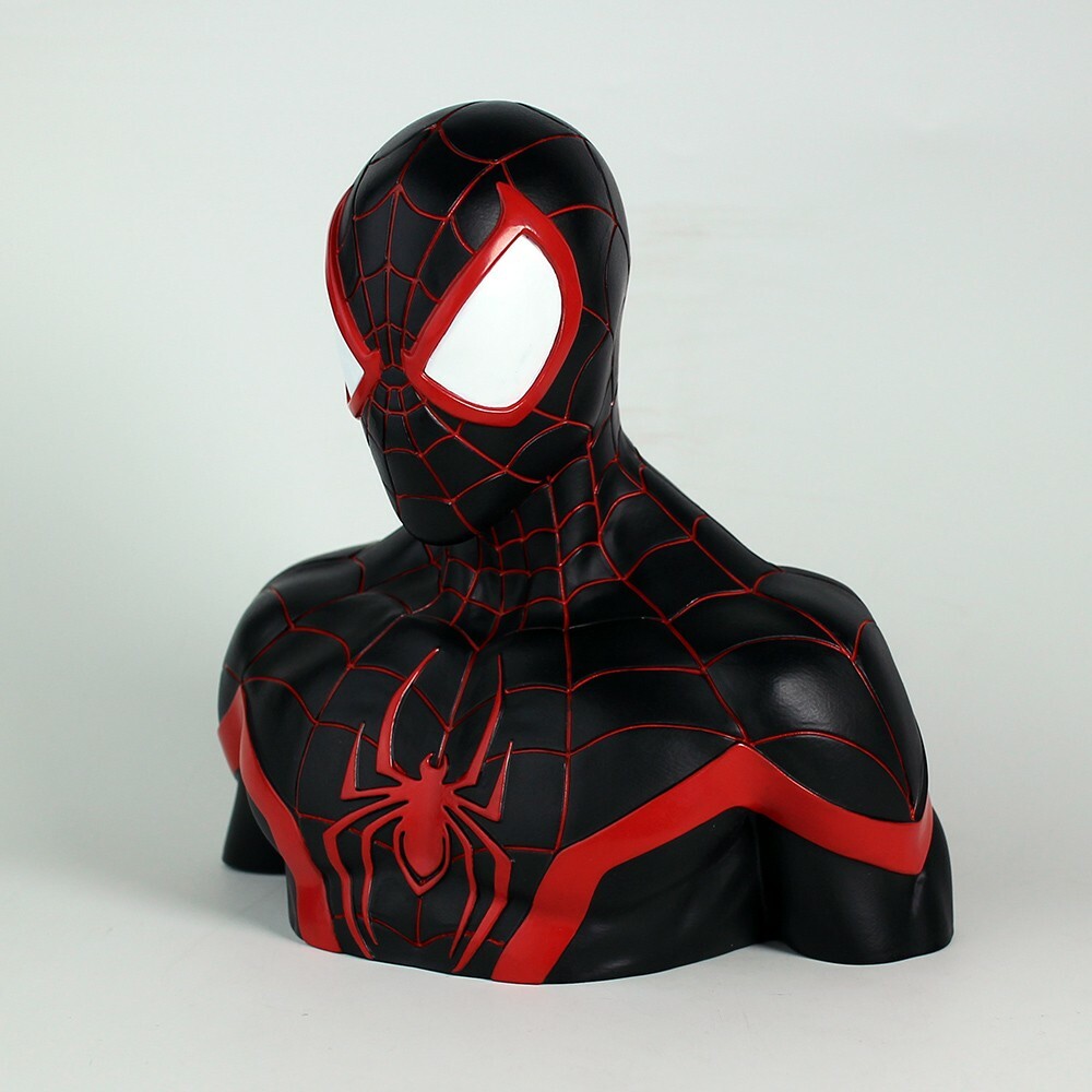Thumbnail - Spider-man Miles Morales Luxus Pvc Bust Bank Spardose Semic