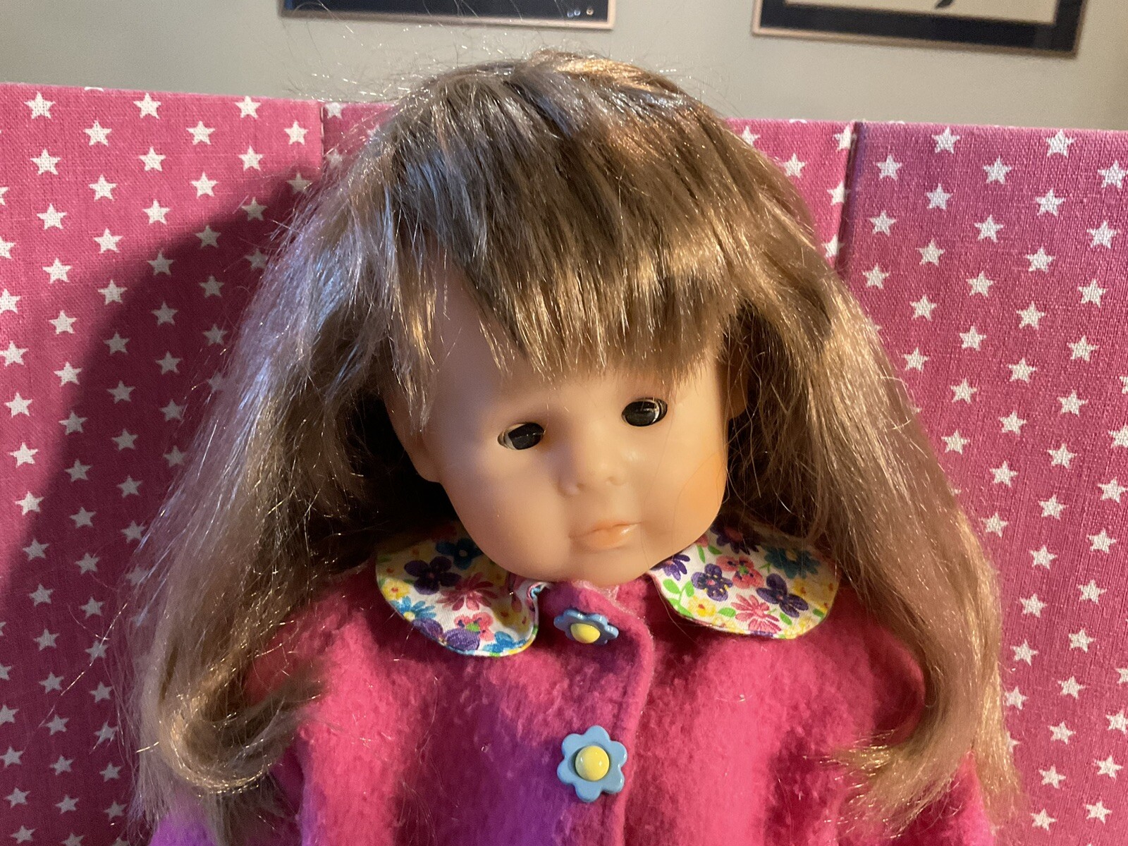 VTG.  COROLLE  DOLL  16 INCHES, VINYL, CLOTH, CLEAN, &ldquo;AS I