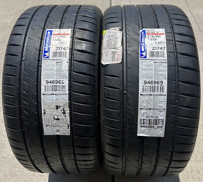 Set of TWO BRAND NEW 275/40ZR19 105Y Michelin Pilot Sport 4S PS4S