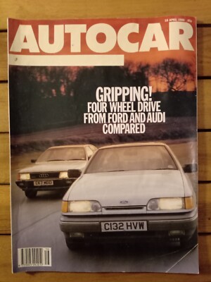 Autocar Magazine 16th April 1986