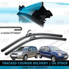 For Ford Fusion 2002-2011 Front Windscreen 22" 16" Flat Aero Wiper Blades Set