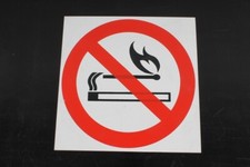 Cartello Aperto Luce Fuoco Vietato Fumare 20,9cm X 21cm