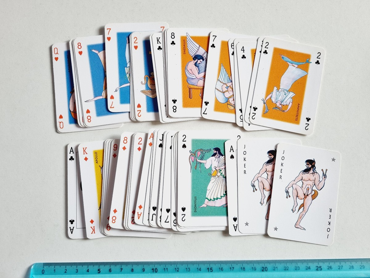 Gods & Heroes Greek Mythology Poker Vintage Playing Cards
