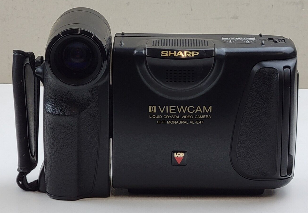 Sharp 8 ViewCam VL-E47 Video8 8mm Liquid Crystal Video Camcorder
