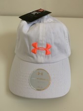NWT Under Armour Girls Cap White