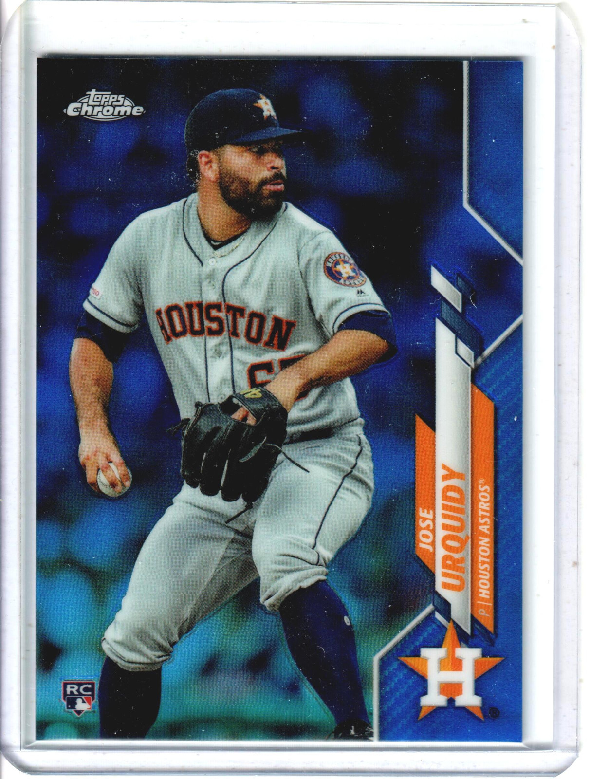 2020 Topps Chrome Jose Urquidy Blue Refractor Rookie /150 RC Qty