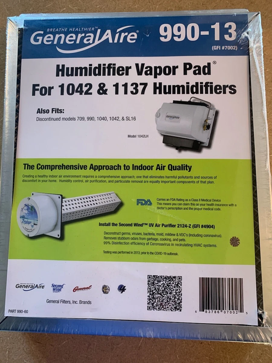 Generalaire sl16 outlet humidifier filter