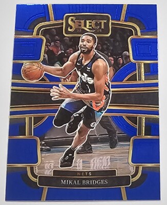 2023-24 Panini Select Basketball Trading Card 34 Mikal Bridges