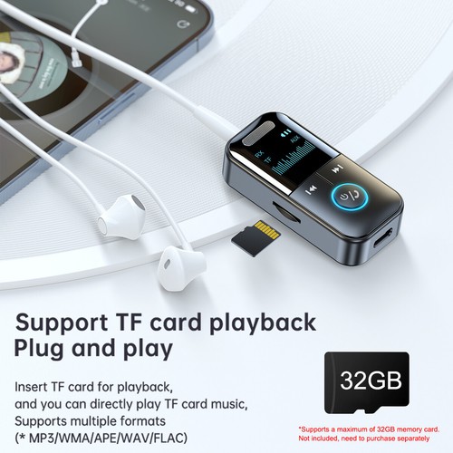 USB Wireless Bluetooth 5.4 Transmitter Receiver 4in1 Audio Adapter 3.5mm Aux Car - Picture 10 of 21