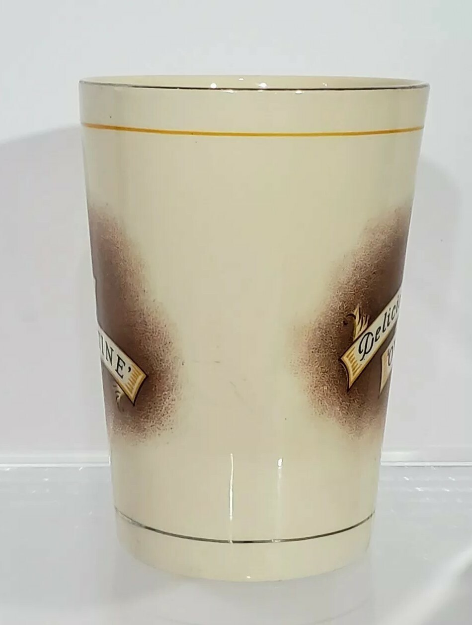 Délicieux verre à boire ovaltine vintage fabriqué en