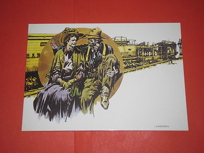 COLLECTIBLE POSTCARD IL WEST DI RENZO CALEGARI N° 7 edition the old