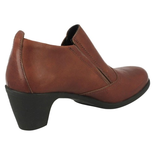 Damas CAMEO cuero tacón ancho zapatos bota de EASY B al por menor £29.99 - Imagen 7 de 9