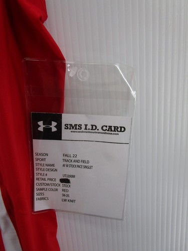 Texas Tech Red Raiders Jersey Team Issued Women Large Red Under Armour Track NEW - Picture 3 of 10