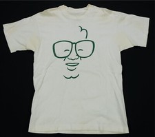 Rare Vintage Harry Caray’s Holy Cow Restaurant Promo Big Face T Shirt 90s White