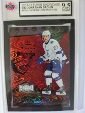 Jonathan Drouin 2014-15 Precious Metal Gem RED Rookie Hockey Card 75/100 KSA 9.5