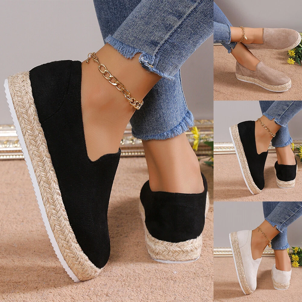 Womens flatform hotsell espadrilles