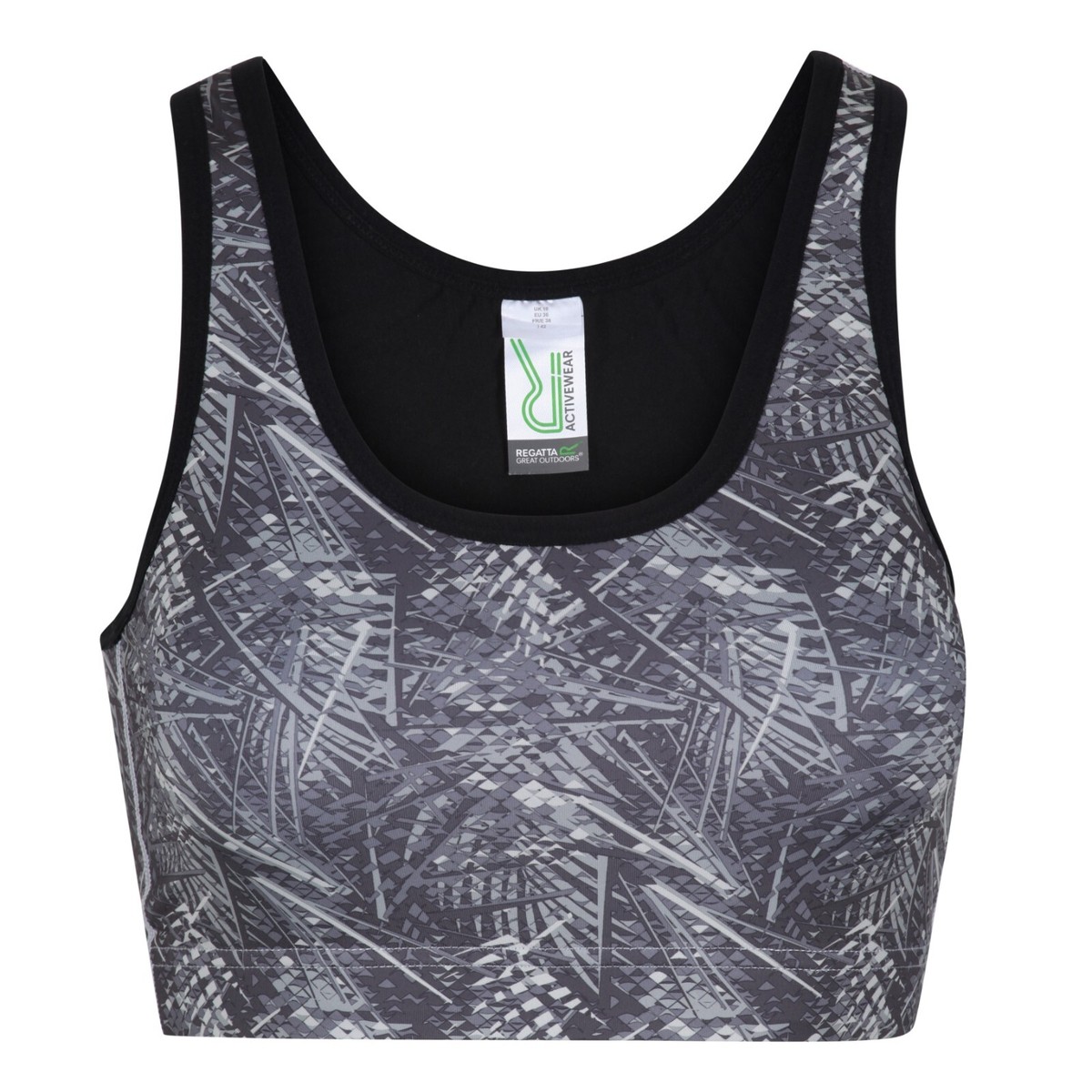 Regatta Women's Seamless Sports Bra - Comfort Crop Top Vest For Gym, Yoga, Running