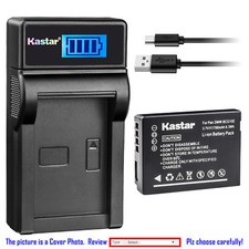 Kastar Battery LCD USB Charger for Panasonic DMW-BCG10 Panasonic Lumix DMC-ZS19