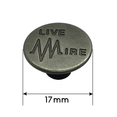 17mm No Sew Hammer Jean Button Antique Design With Pins for Denim 8pcs to 100pcs - Picture 62 of 64
